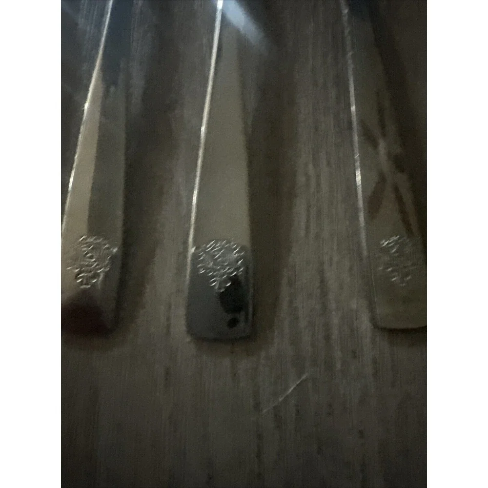 6 PCs Oneida USA Stainless Silverware‎ OHS293 Salad Forks